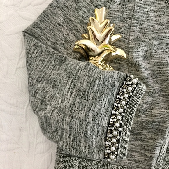 Express Beaded Cuff Cardigan - Picture 4 of 7